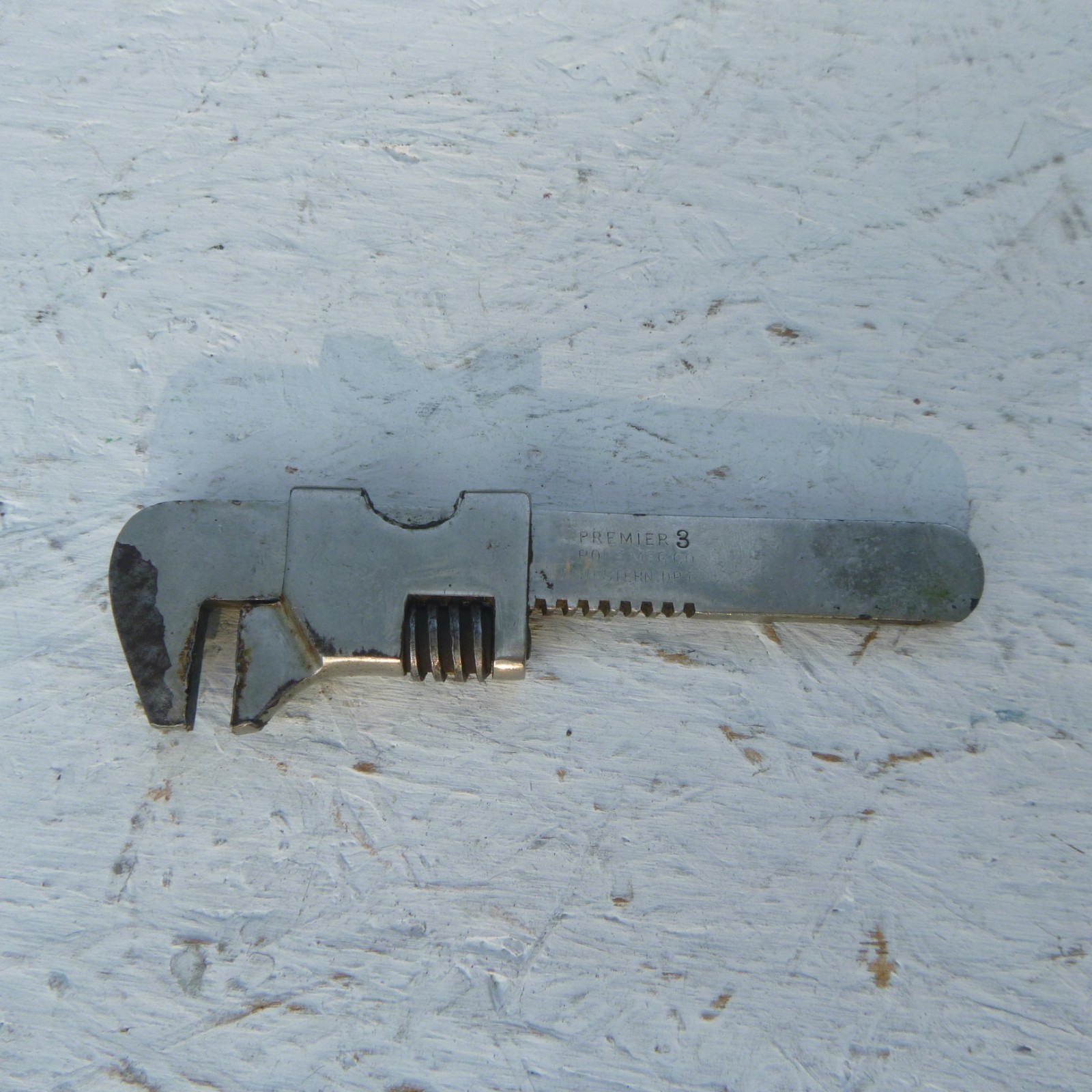 Antique adjustable wrench