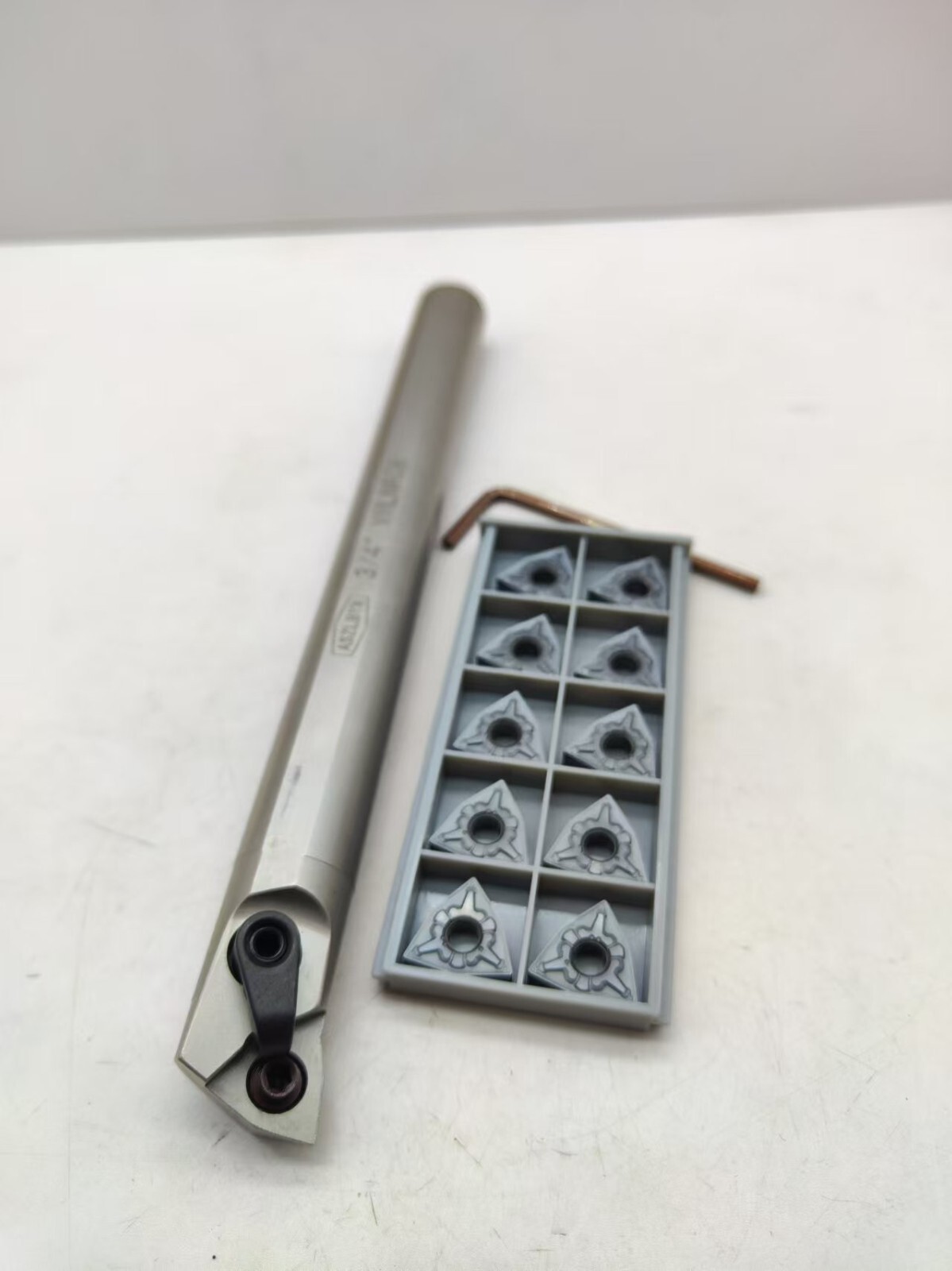 3/4″ MWLNR08 Lathe Turning Tool Holder + 10PCS WNMG Carbide Inserts USA