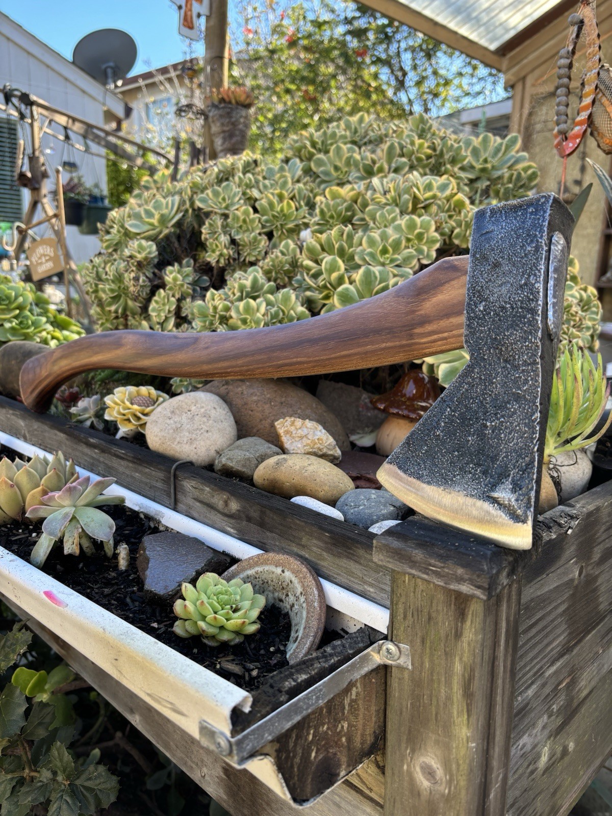 Hudson Bay Axe on Smoked American Hickory