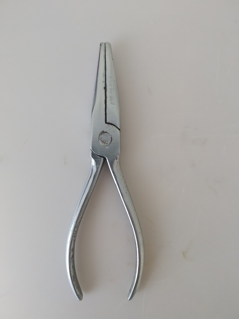 Vintage Soviet chrome-plated pliers made in the USSR in the 1970s