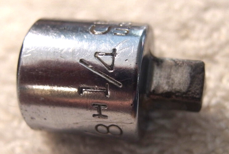 # 4256 Craftsman 1/4″ Socket Adapter 3/8″ Drive USA VTg tool adaptor reducer