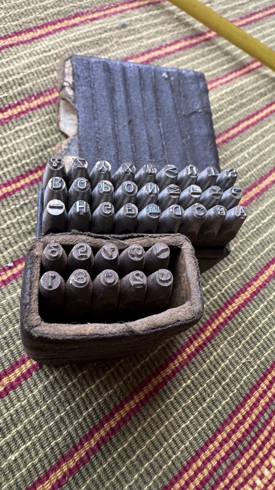 Vintage IMPERIAL Steel Marking Stamps – Numbers & Letters – Made in England
