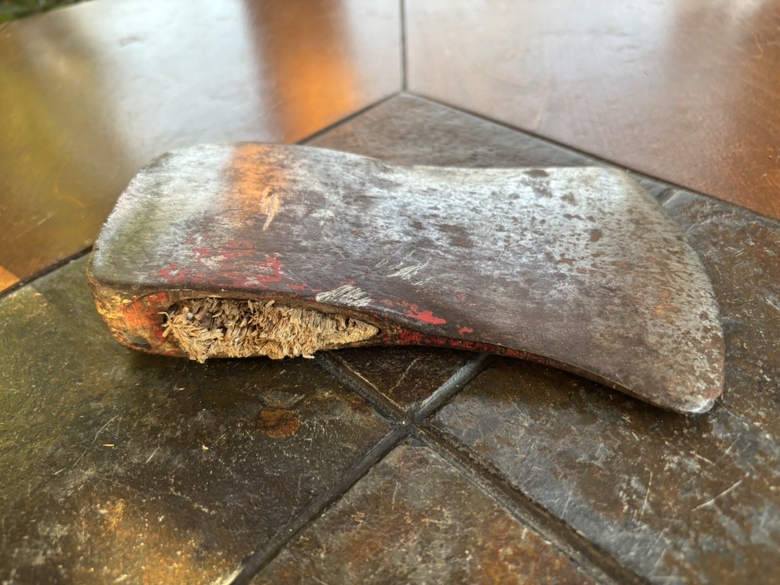 Vintage Antique Single Bit Michigan Single Bit Axe Head 3Pounds 13.2 Ounces
