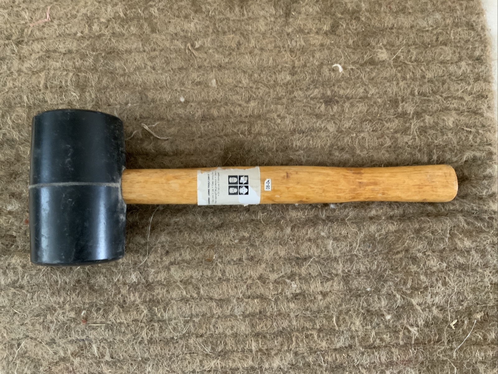 Rubber Mallet,800grams Total Weight