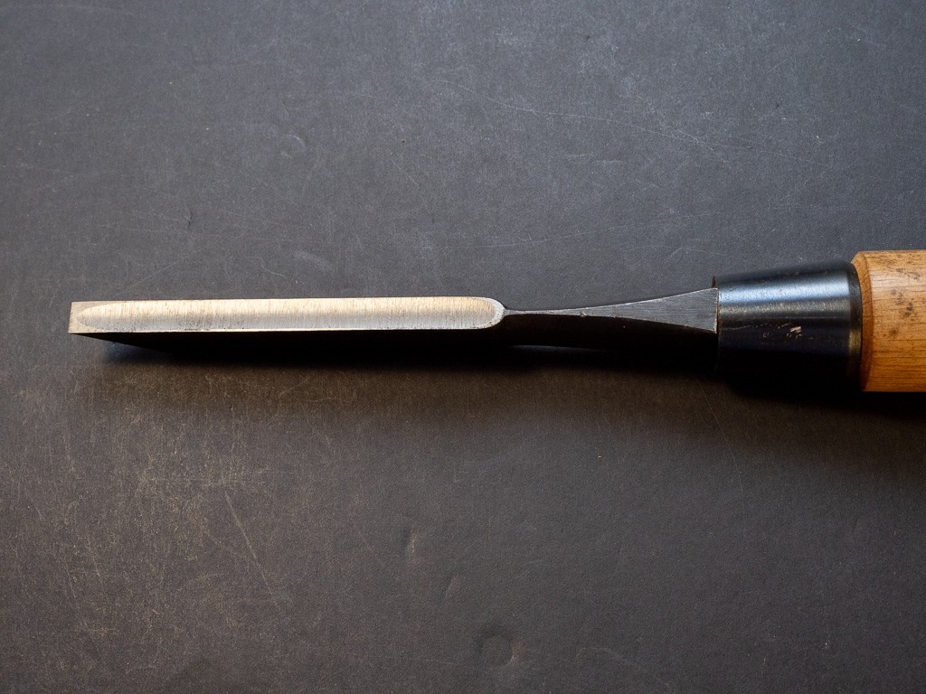 Ouchi 大内 Gen II 6mm Mukomachi Mortise Japanese Chisel White Steel Oire Nomi