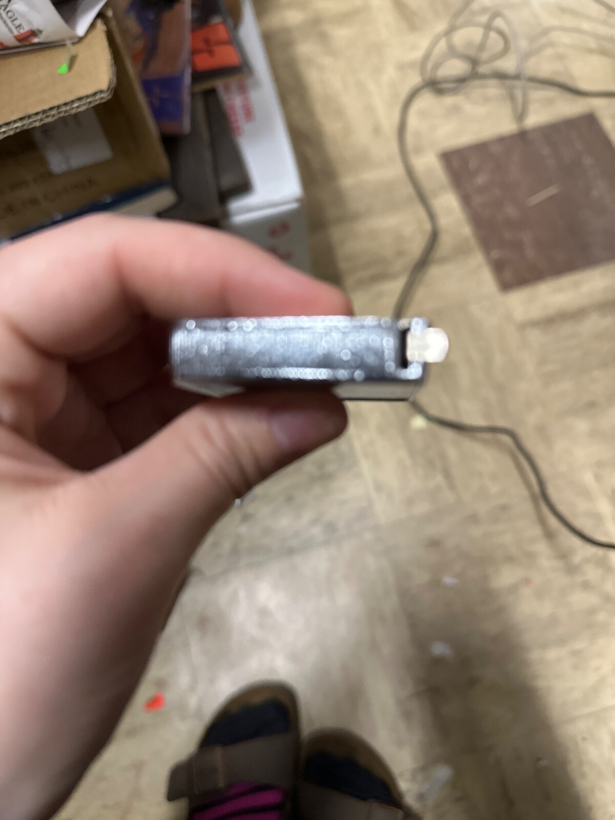 South Works Employes credit union tape measure