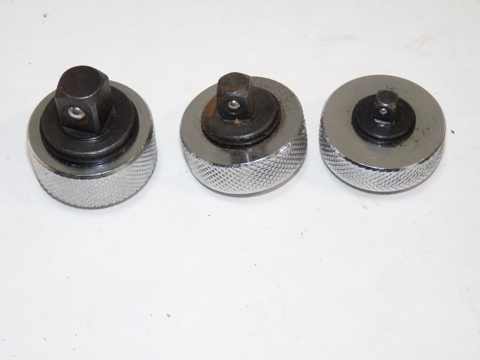 3 PC 1/4″, 3/8″, 1/2″ Palm Thumb Wheel Drive Ratchet Set