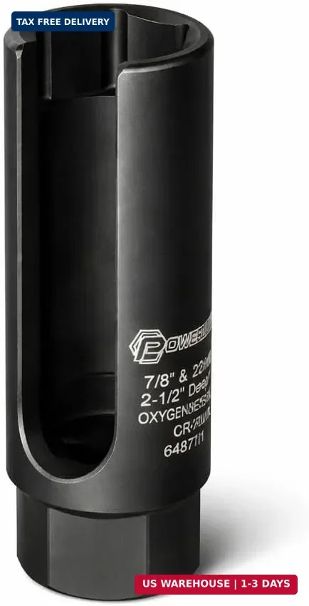 1/2-Inch Drive x 7/8-Inch (22mm) Oxygen Sensor Socket, 6 Point O2 Sen