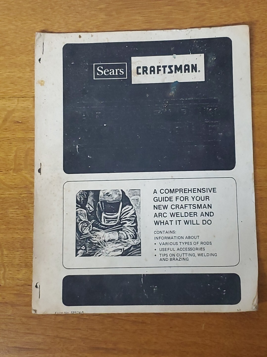 Sears Craftsman Comprehensive Guide For New Arc Welder & What It Will Do Booklet