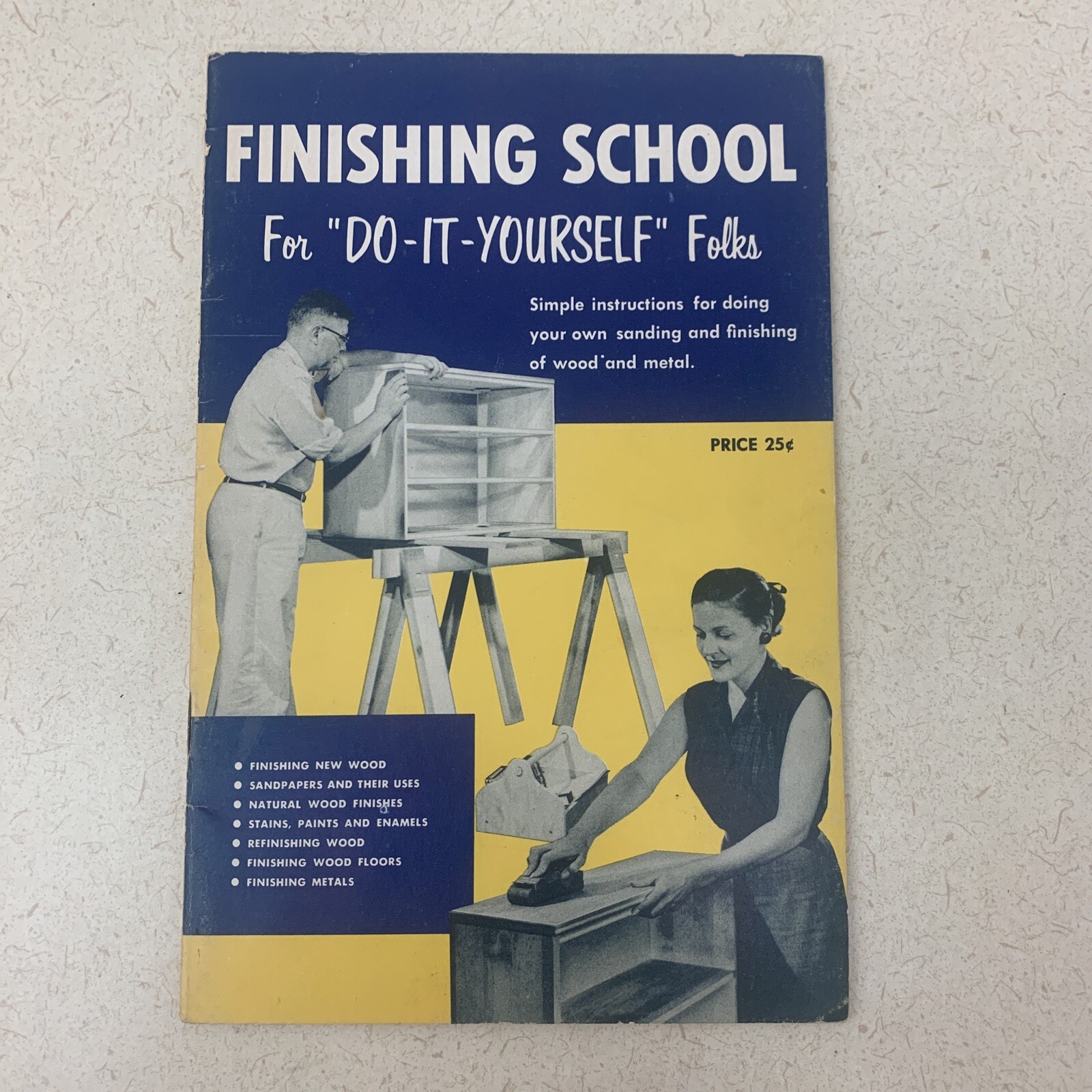 1955 vintage Behr-Manning booklet Finishing School for Do It Yourself Folks