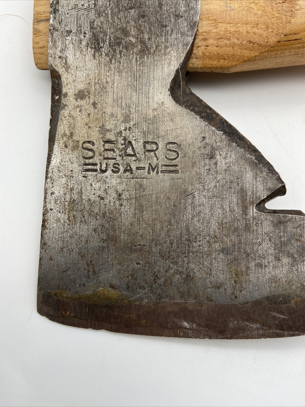 Vintage Sears USA-M Carpenter’s Hatchet Axe w/ Nail Puller Hammer 14”