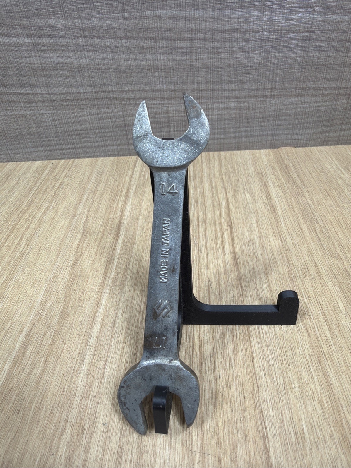 Vintage Suzuki Motorcycle 14x17mm Open End Tool Kit Wrench, Made in Japan