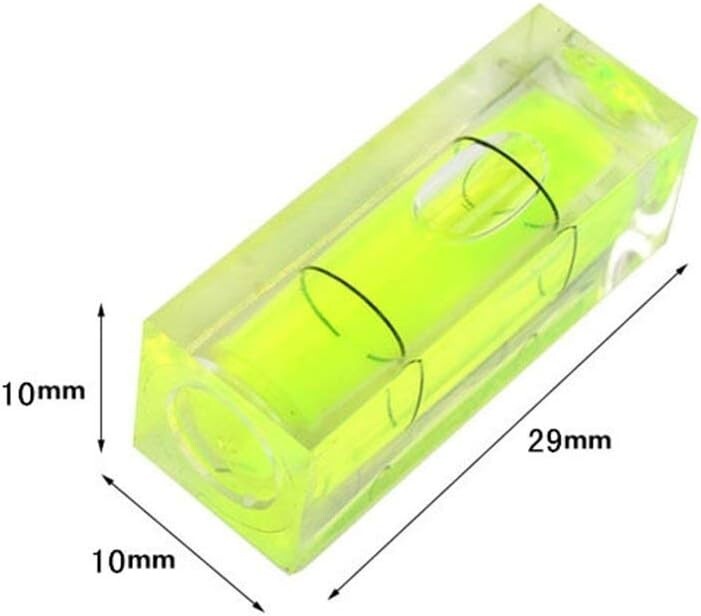 11pcs Mini Level Picture Hanging Spirit Bubble Level, 10x10x29mm Square Level Ma