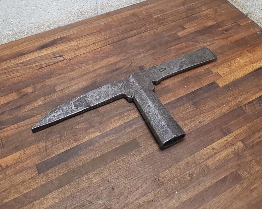 Q58- Antique Twibil Mortise Axe