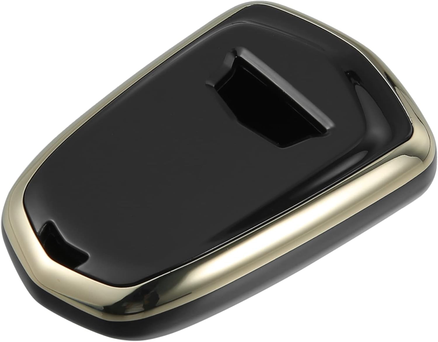 X AUTOHAUX Car Key Fob Cover 5 Button Remote Case TPU Black