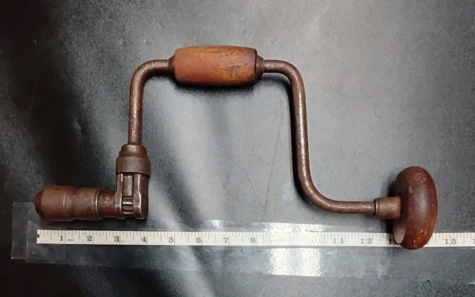 Millers Falls No. 1410 Vintage Hand Drill Brace Woodworking Collectible Tool