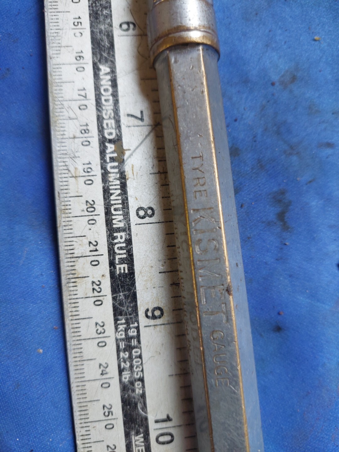 Vintage lorry Gardner Kismet Service Model Tyre Pressure 8 to 150 lb filter rare