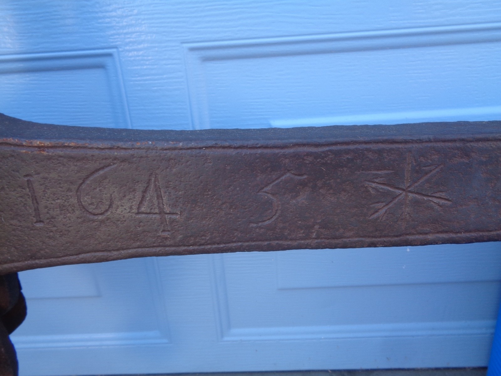 ANNO 1645 Forged Iron 17TH Century Waag Beam Scale WITCHES CHEESE 381 Years Old