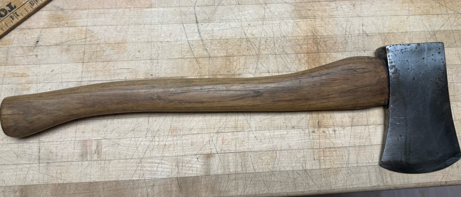 Vintage Warren Axe & Tool Co. Single Bit Axe Hatchet Chromed
