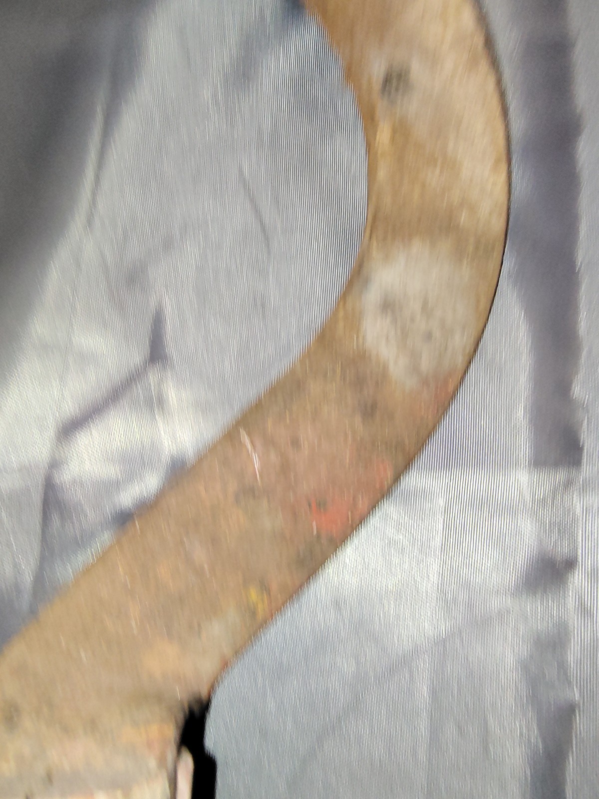 Vintage Hand Scythe Sickle Knife Cutter Wooden Handle Home Decor MCM OFFICE DEN