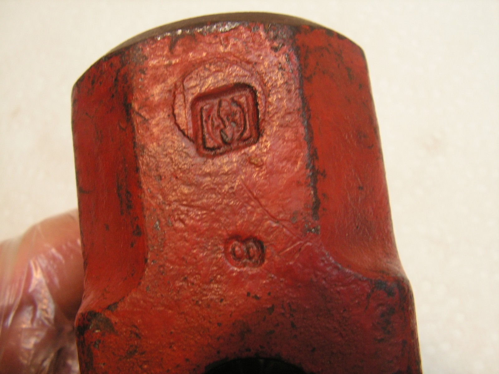 Vintage TRUPER 8 IB Sledgehammer Mexico 5 3/4″ X 2 3/8″ X 2 3/8″ RED.