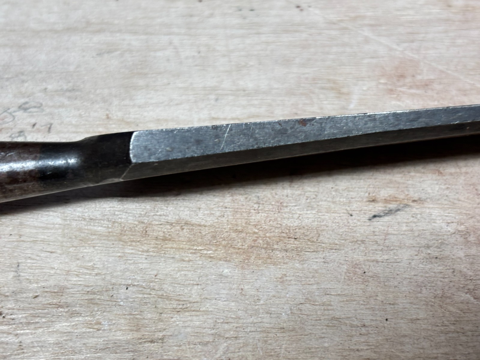 Antique Witherby Chisel Needs Cleaning and new handle read see photos