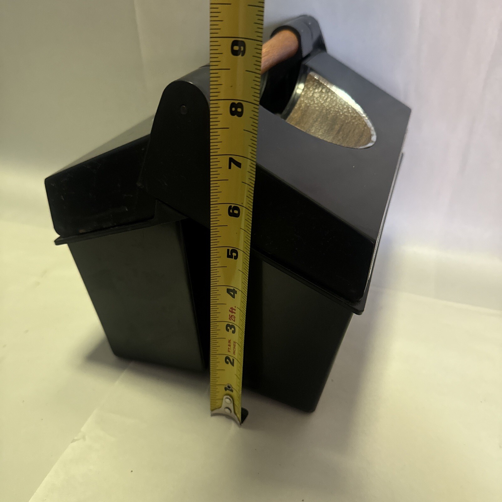 Vintage Plastic & Wood Handle Split Cantilever Tool Box Carrier Made in USA
