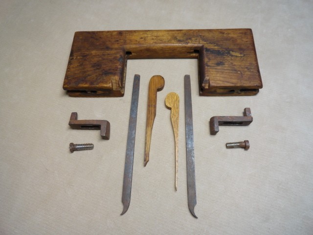 Coach Carriage Maker Double Router Wood Plane w/ Hand Cut Hardware AWESOME