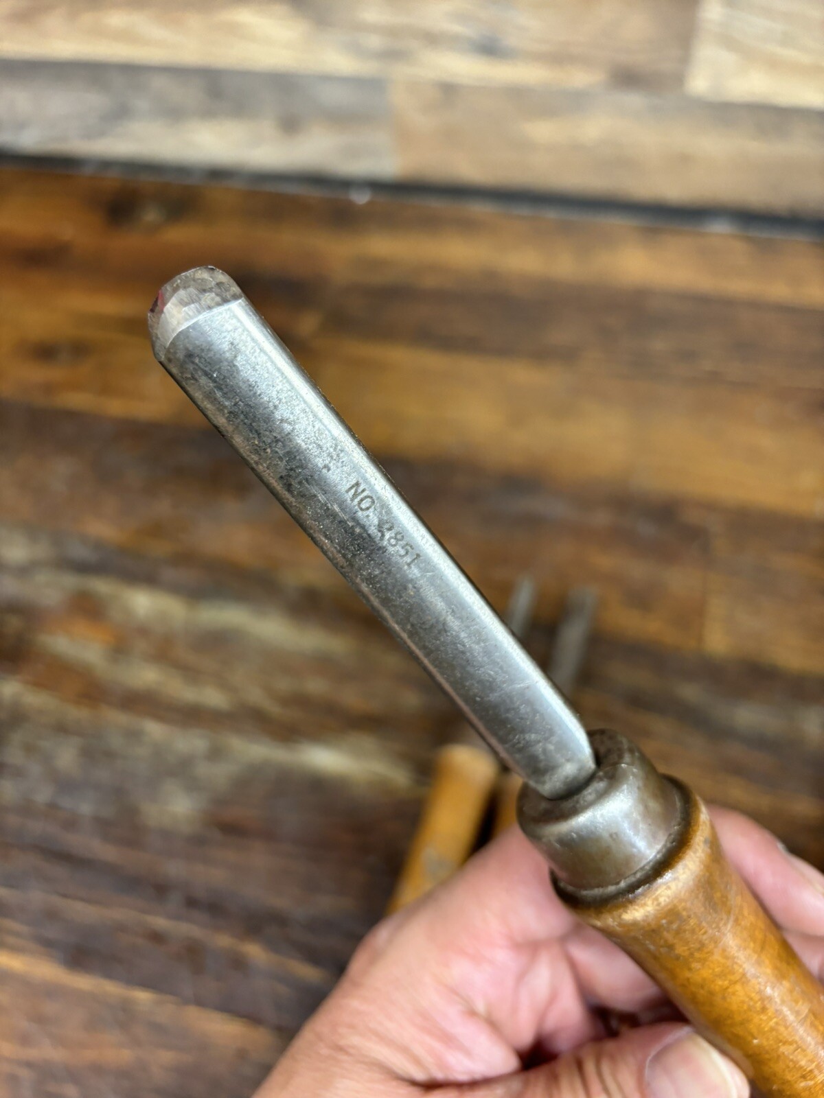 4 Craftsman Chisels Lathe Carving Tools. 2852, 2851, 2862 and Illegible model