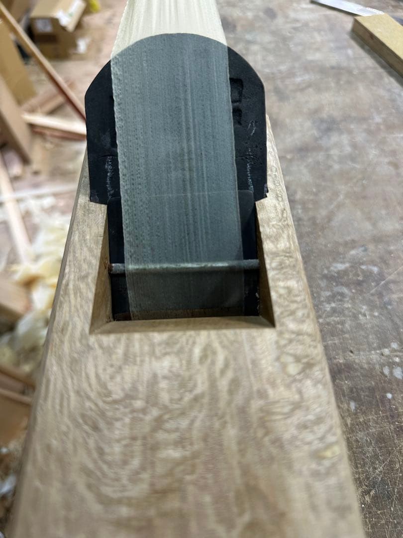 Japanese Kanna Hand Plane Hatsukuni 70mm White Oak Dai Ready