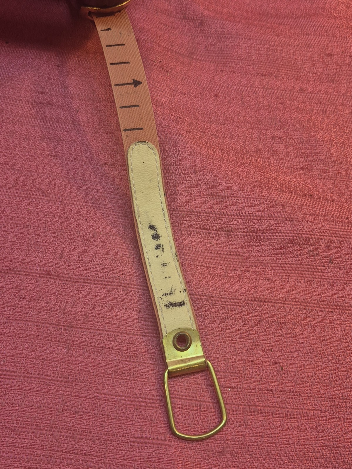 Vintage 20m 66ft Surveyors Measuring Tape Bakelite Case Brass Hardware