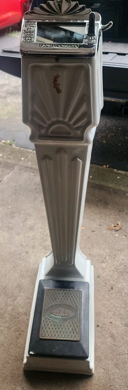 Peerless Penny Scale Drug Store White Porcelain