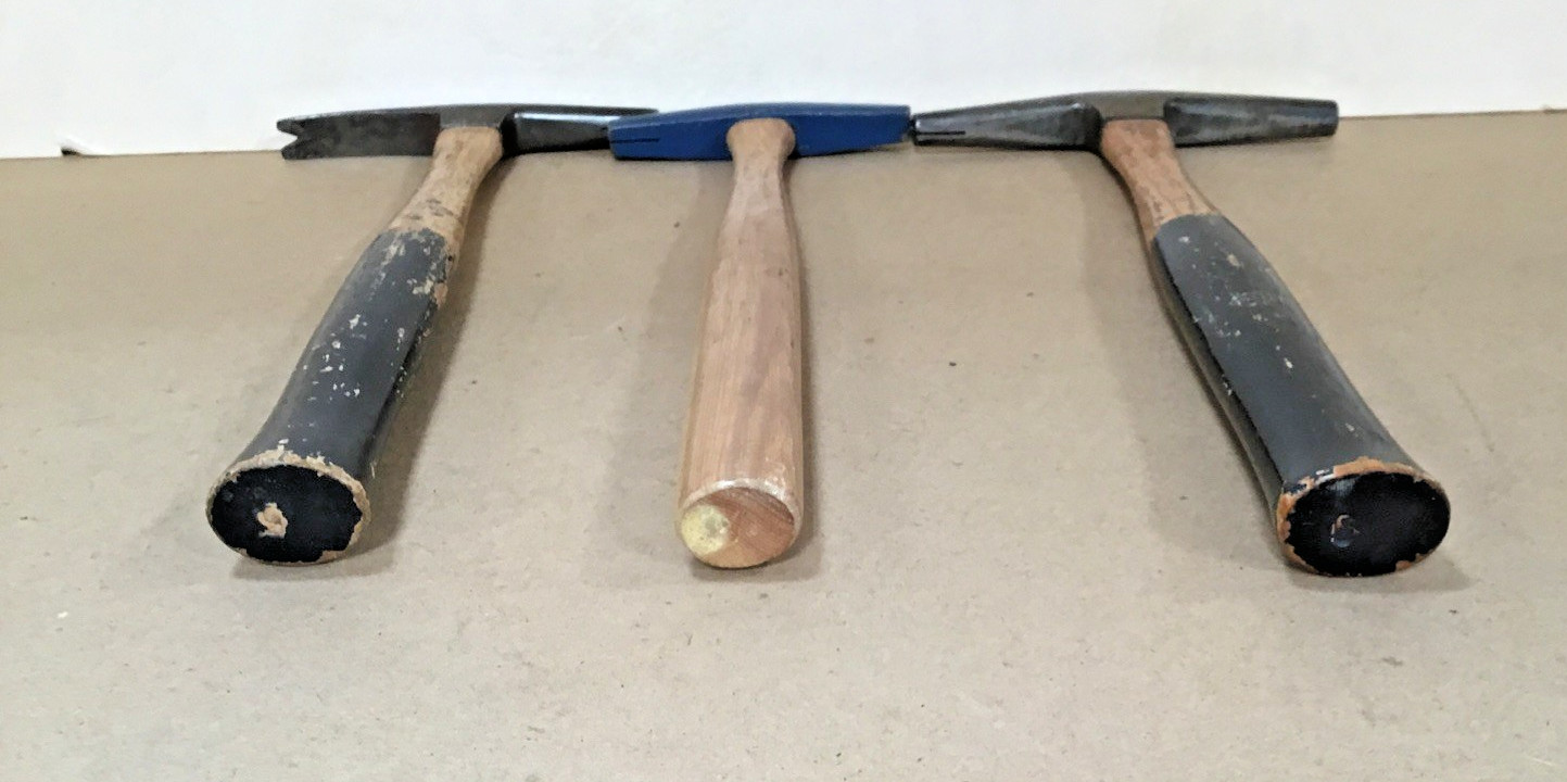 3 Vintage Vaughan Upholstery Tack Hammers Carpentry, Woodworking