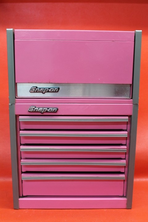 Snap-On – Micro Roll Cab BOTTOM & TOP chest “SET” Mini Tool Box Pink