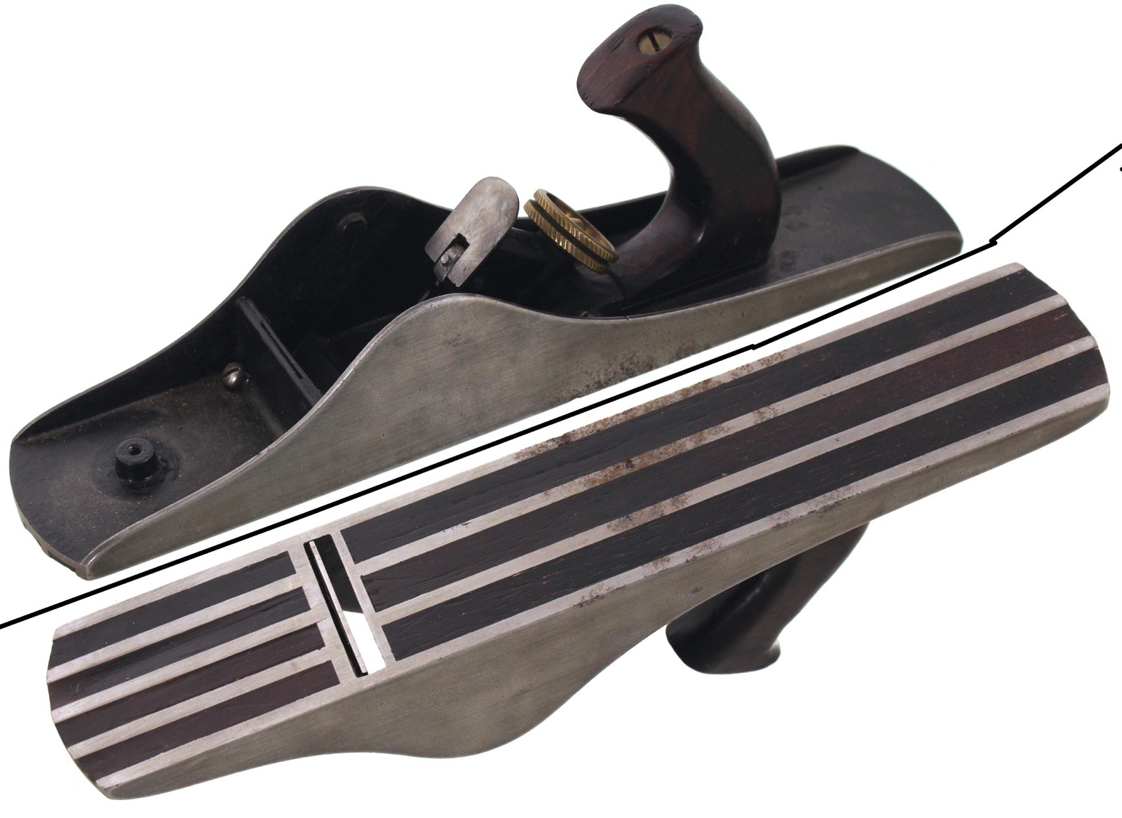 Orig. Body for Steers Patent No. 305 Plane – Rosewood Strips – mjdtoolparts