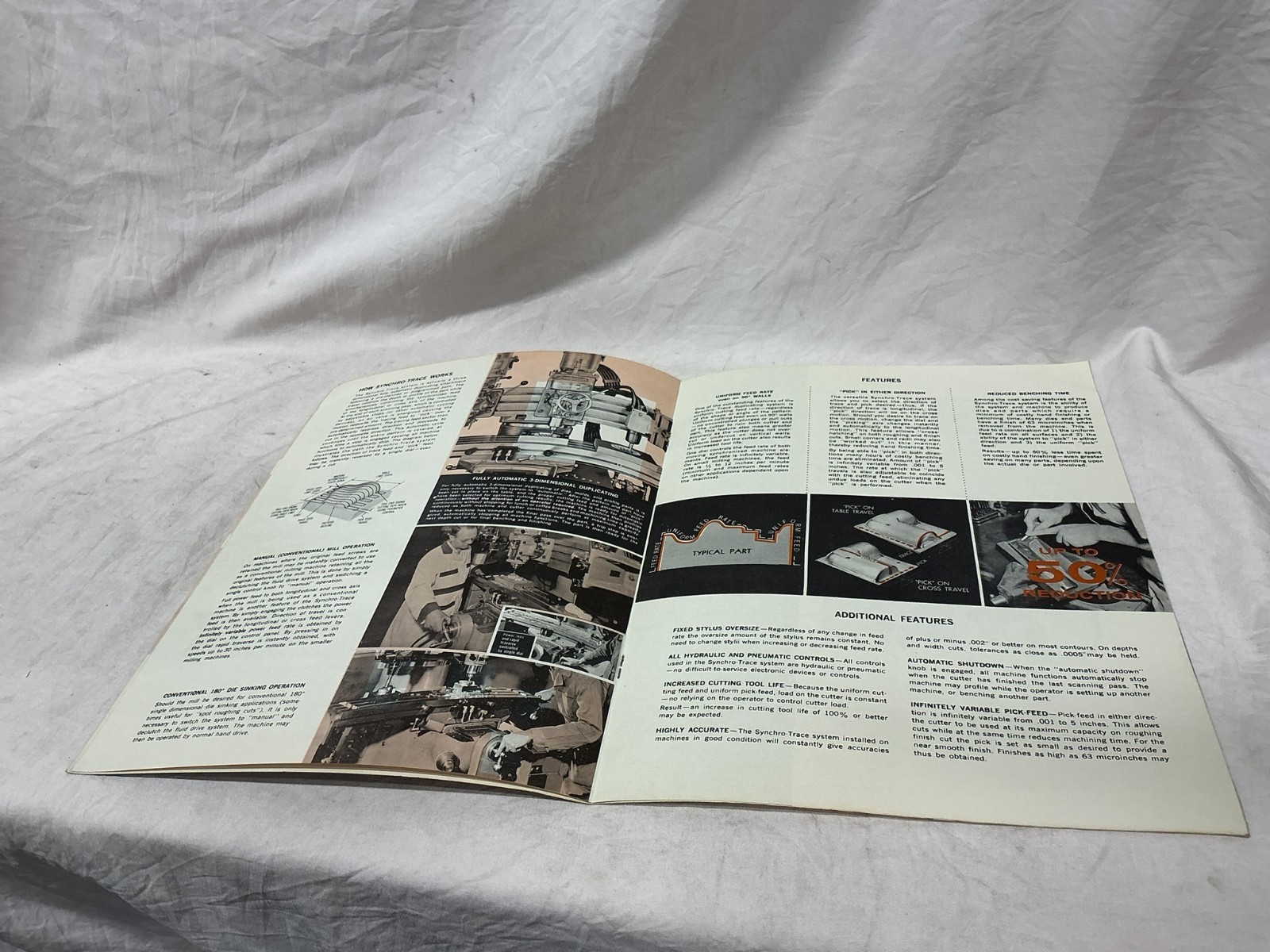 Lemuel Lance Bridgeport Synchro-Trace Machines Bulletin Catalog Vintage
