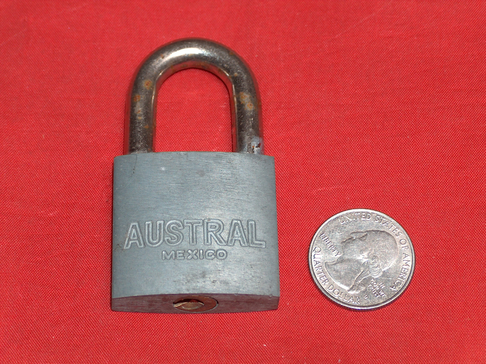 Austral MEXICO 2 5/8″ Steel Pad Lock Padlock No Key