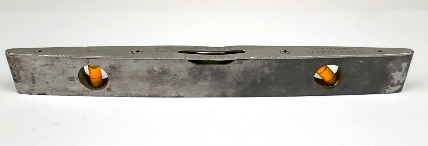 Vintage Central Supply Co. Machinist’s Level No. 26 w/ Zippered Canvas Case HH18