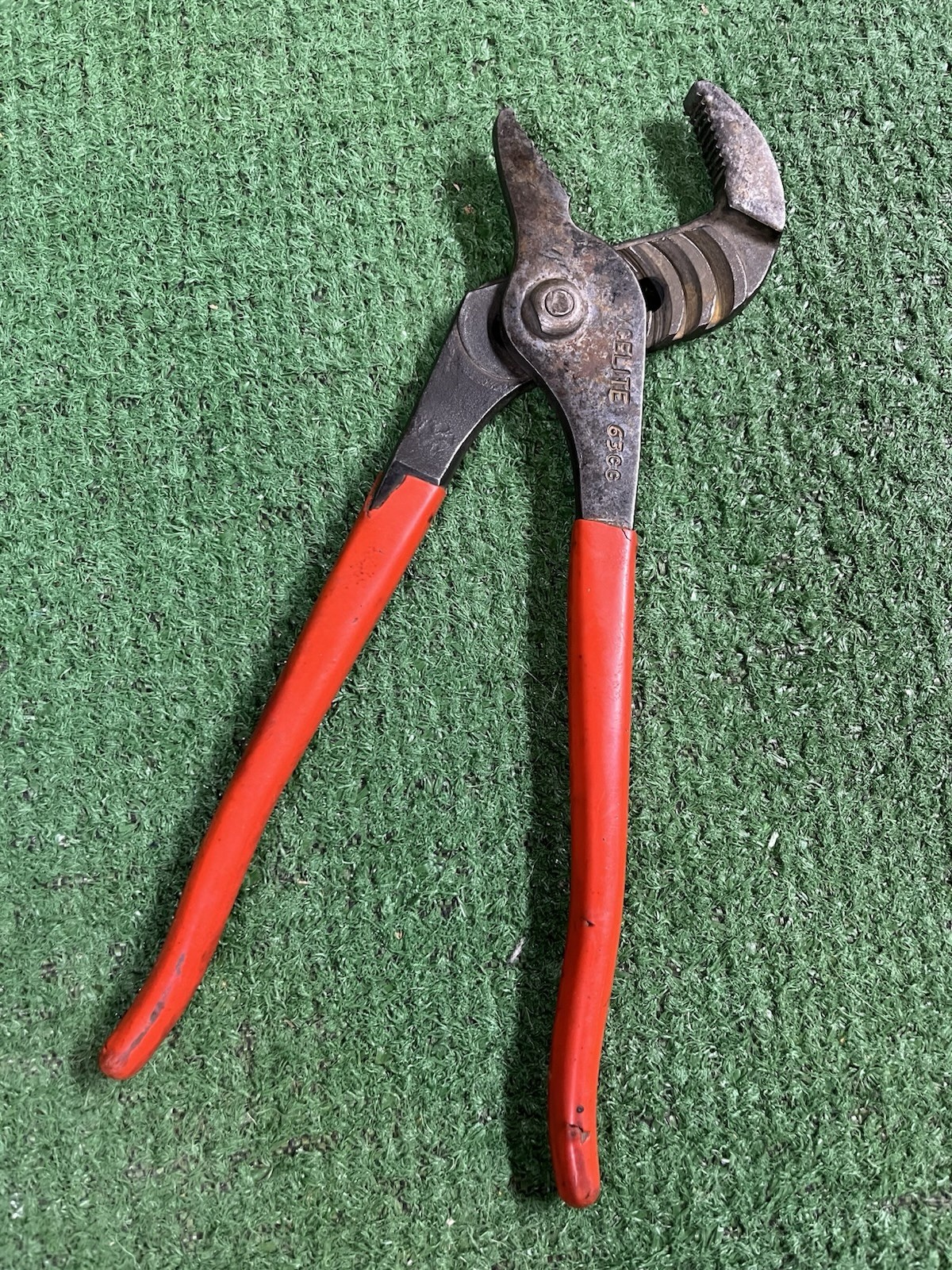 VINTAGE XCELITE 10″ TONGUE & GROOVE PLIERS 63CG CHANNELLOCK – VGC – USA