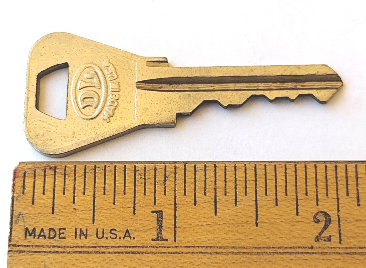 Vintage DL HS4WA WR3 Flat Key Approx 2″ Replacement Locks Steampunk