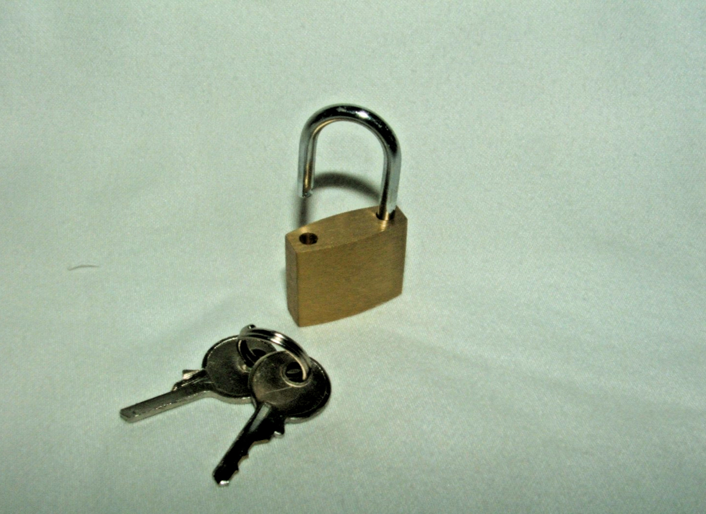 qty 3 Mini Lock w/ 2 Keys Small Solid Brass Padlock Suitcase Purses Trinket Box