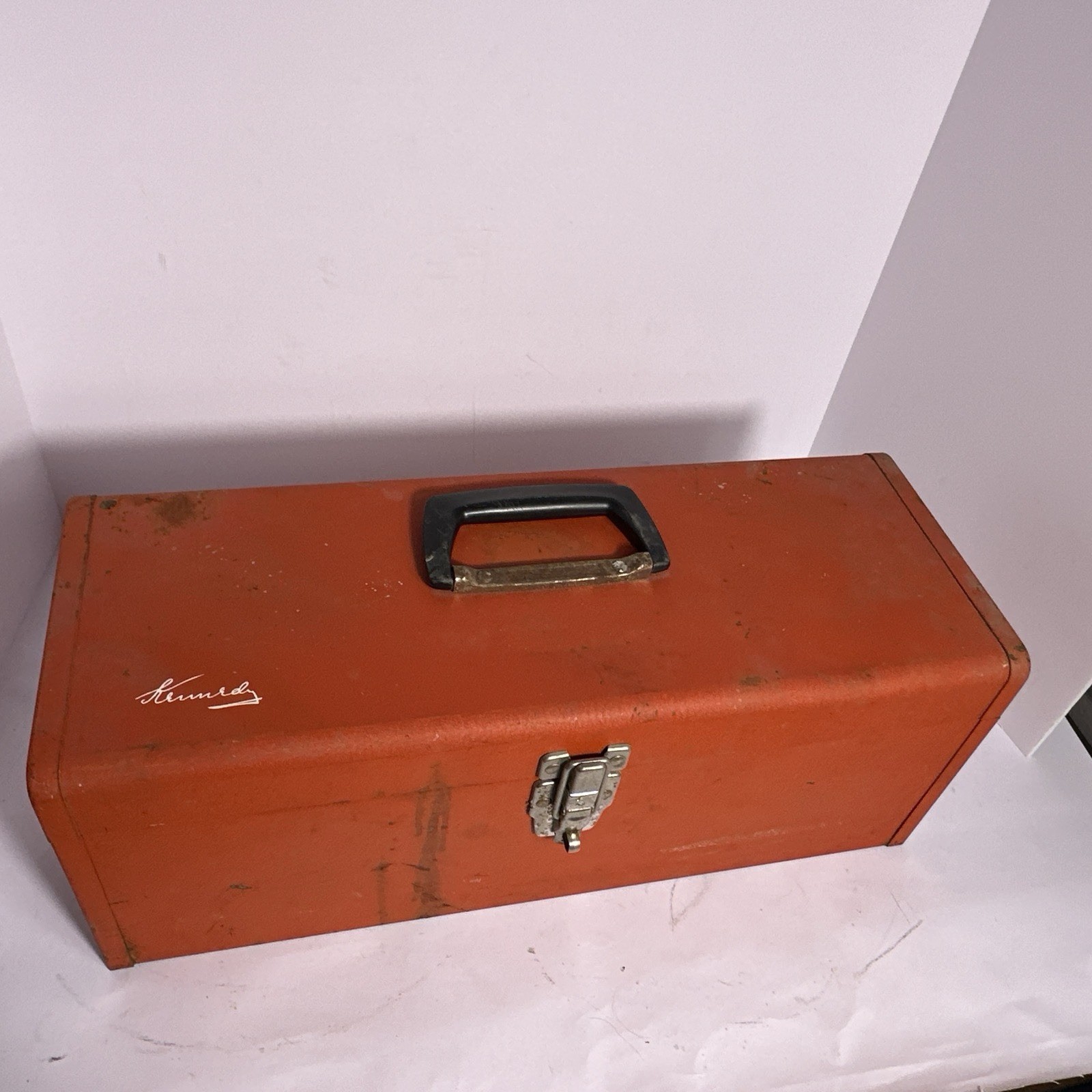 Vintage Kennedy KK-19 Red Machinist Tool Box w Tray USA