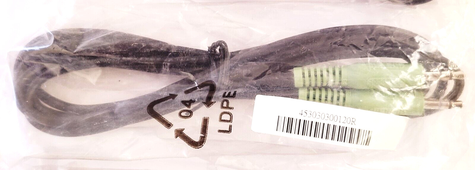 SAMSUNG 453030300120R 6 FOOT 1.8MM MONITOR TO PC AUDIO SOUND CABLE (4PC NEW)