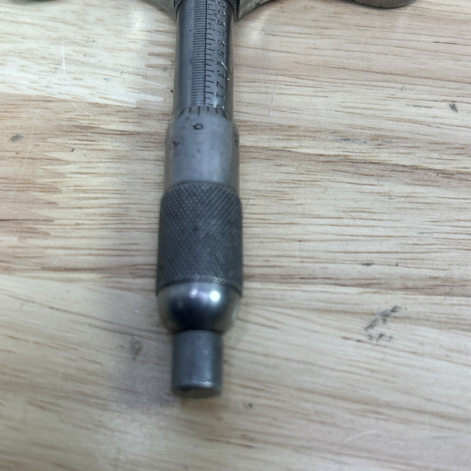 Vintage Goodell Pratt Co. Depth Micrometer Machinist Tools Hole Gauge 0-1 Inch
