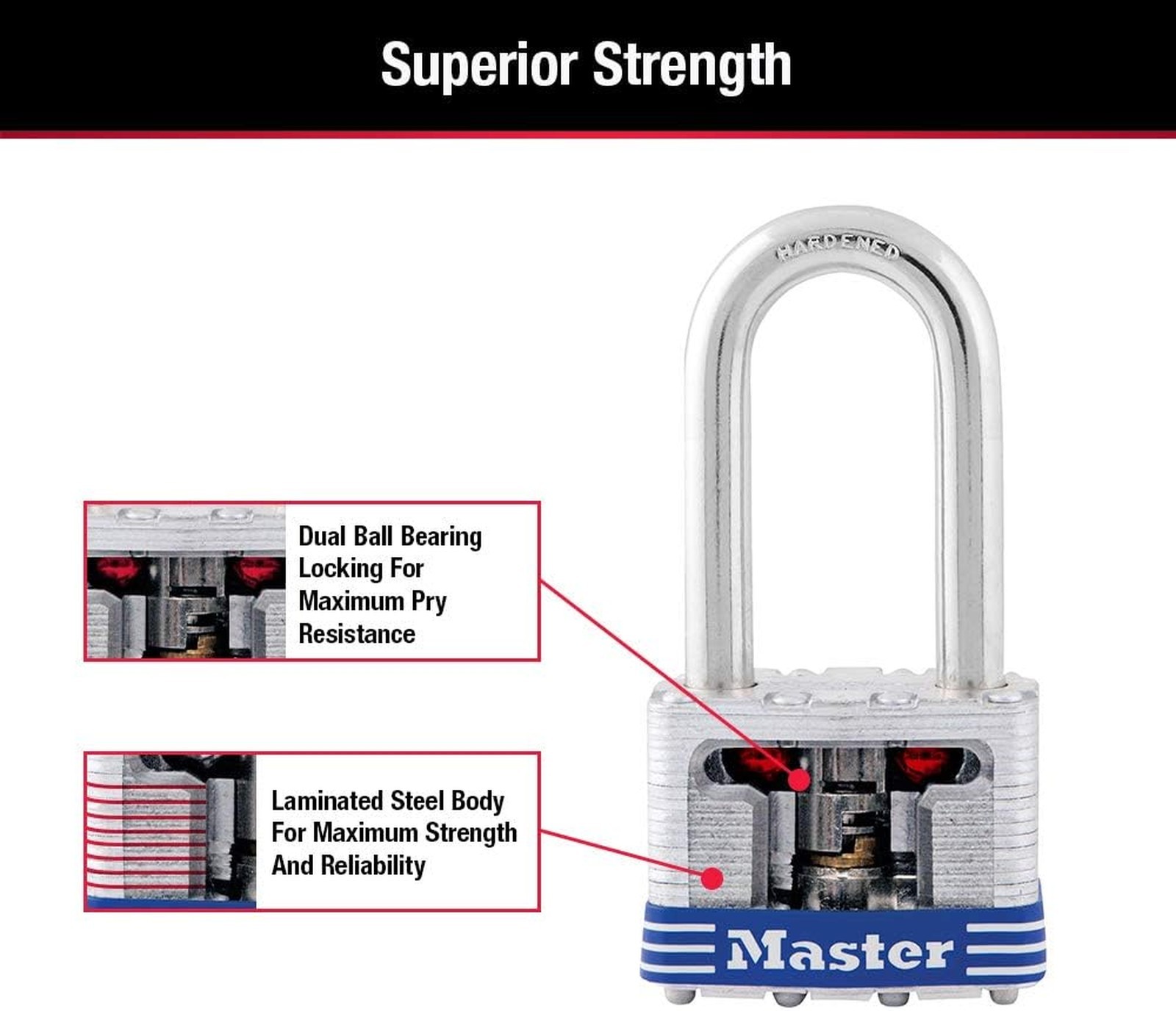 Outdoor Keyed Padlocks Set with Hardened Steel Shackles Resistant to Cutting for