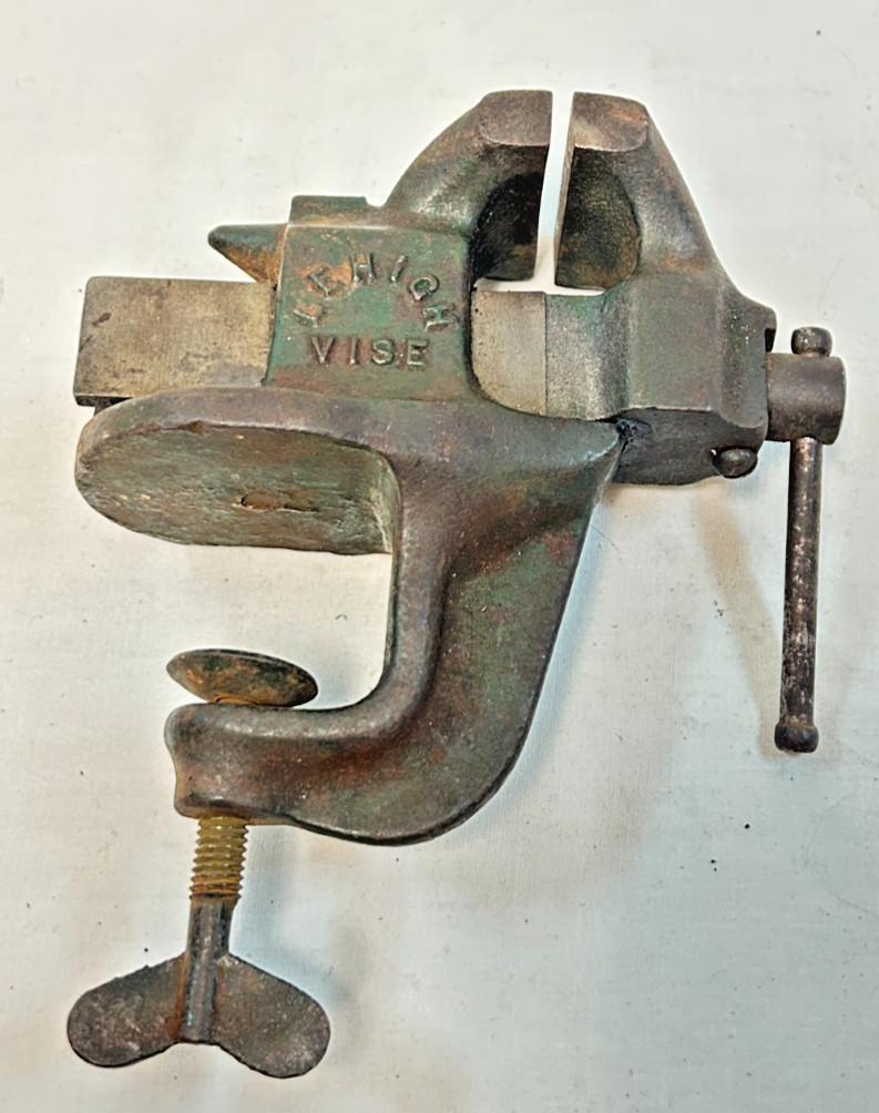 Vintage Lehigh Bonney Clamp-on Vise Anvil