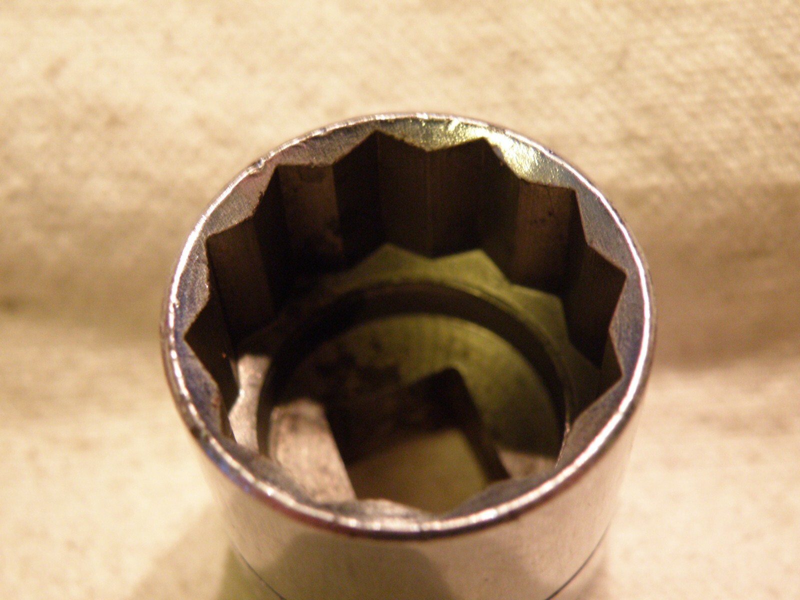 S-K 3/8 Drive, 12 Point, 13/16 Standard Socket. 45126 Made In USA. V. G. Cond.