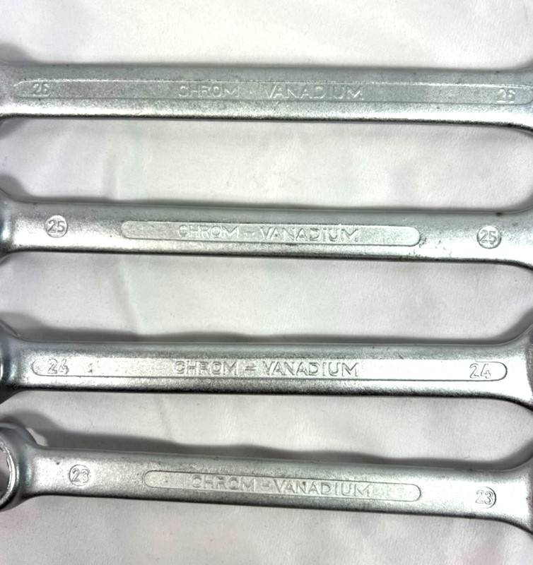 Vintage Black & Decker Metric West Germany Combination Wrench Set 23-26mm CR-V