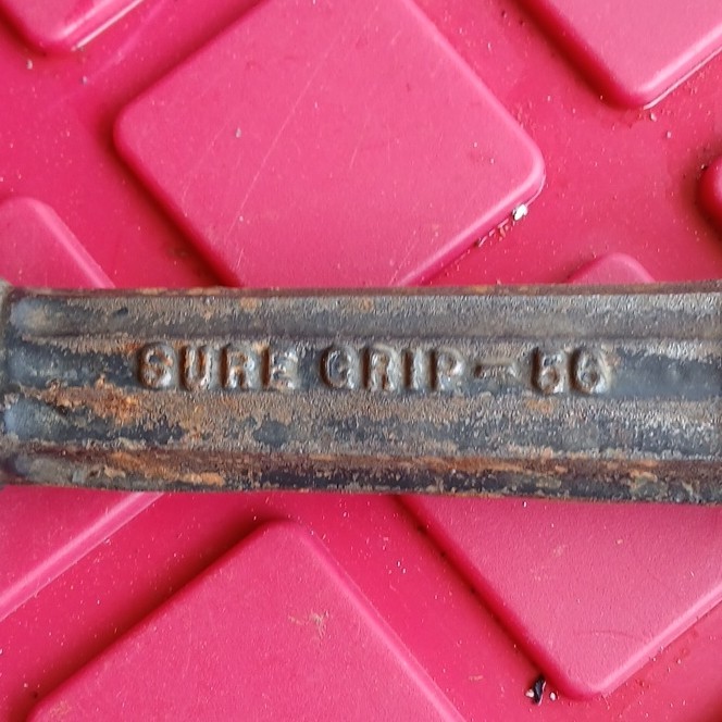 Bridgeport Hardware Mfg Co Sure Grip 56 Vintage Collectible Hand Tool antique