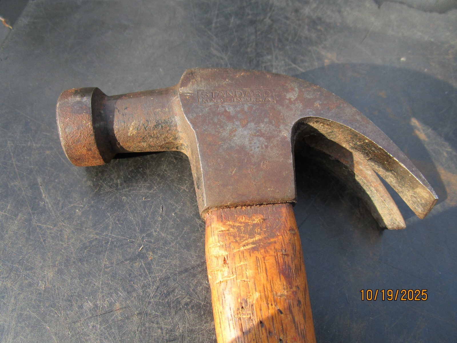 Vtg Standard Claw Hammer 16 Ounces